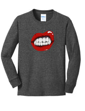 Load image into Gallery viewer, Youth Vampire Lips Long Sleeve Tee
