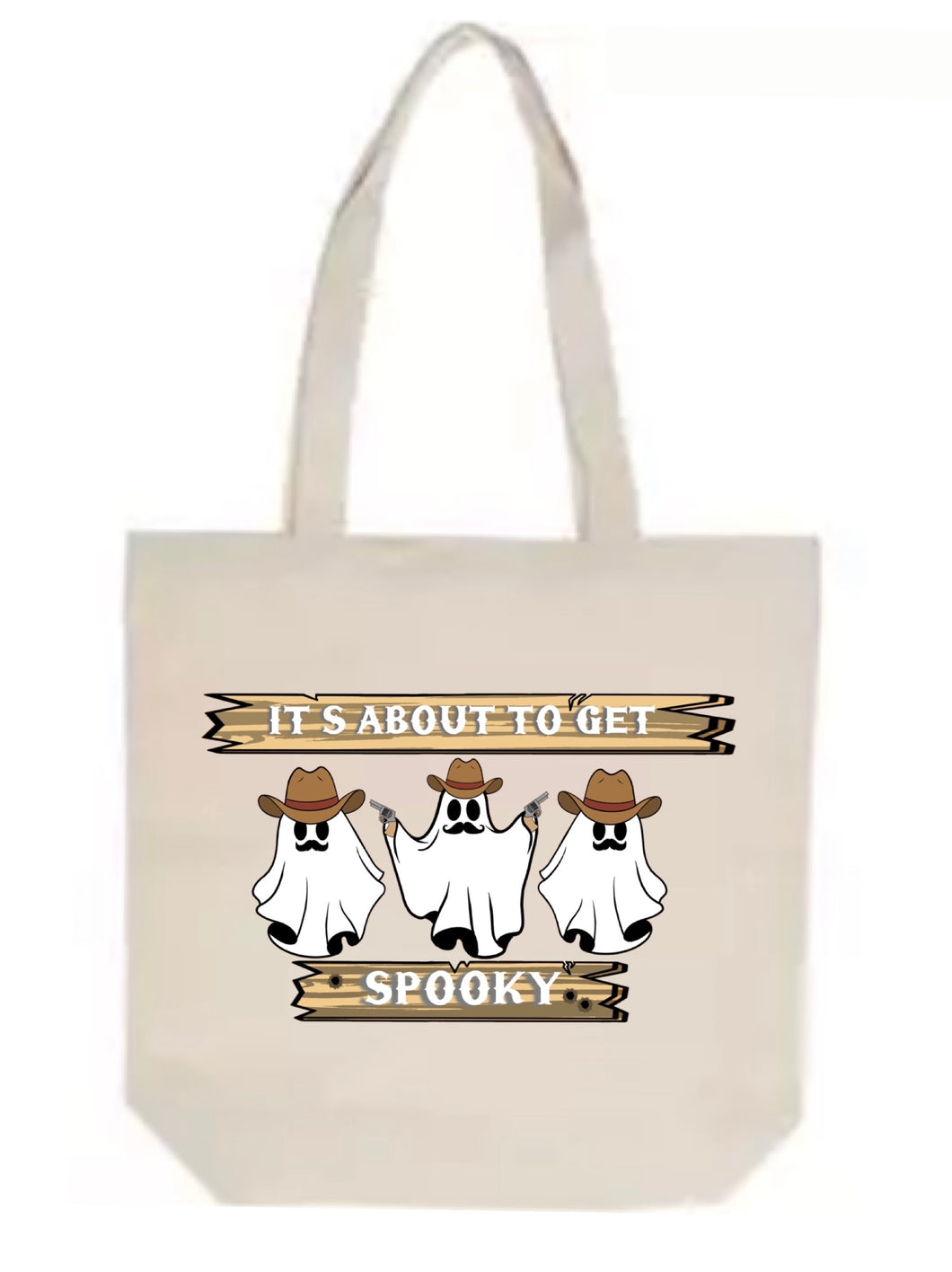 About to Get Spooky Tote Bag