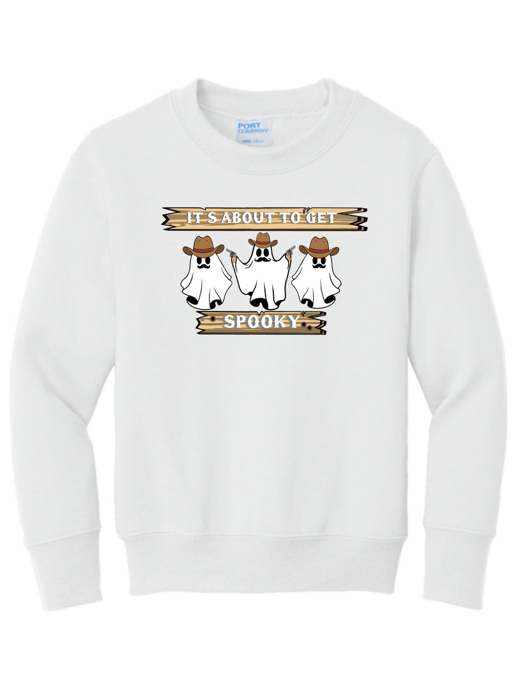 Youth About to Get Spooky Crewneck Sweatshirt