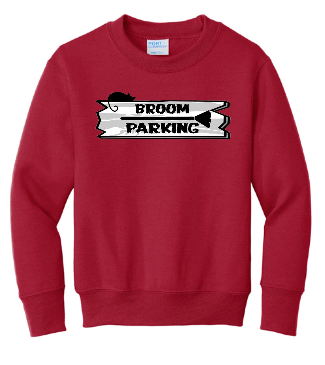 Youth Broom Parking Crewneck