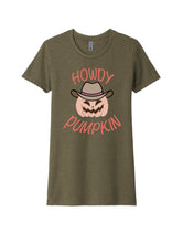 Load image into Gallery viewer, Women&#39;s Howdy Pumpkin Tee
