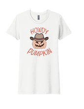 Load image into Gallery viewer, Women&#39;s Howdy Pumpkin Tee
