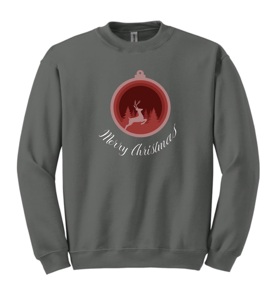 Merry Christmas Ornament Sweatshirt