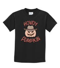 Load image into Gallery viewer, Youth Howdy Pumpkin Tee
