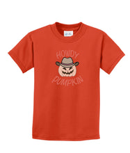 Load image into Gallery viewer, Youth Howdy Pumpkin Tee
