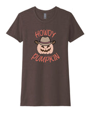 Load image into Gallery viewer, Women&#39;s Howdy Pumpkin Tee
