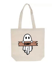 Load image into Gallery viewer, Personalized Ghost Trick or Treat Bag Option 2
