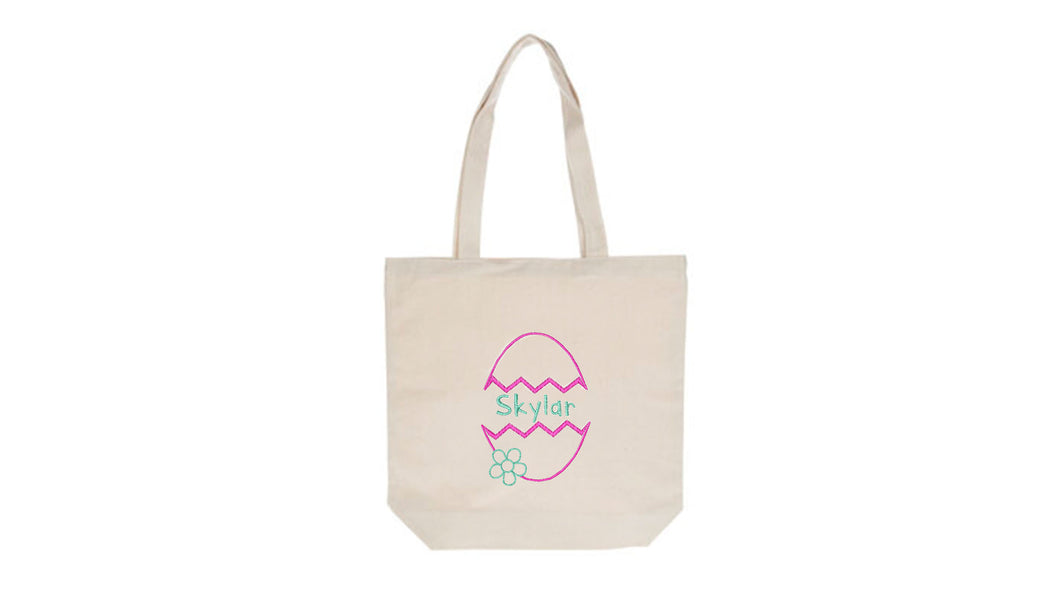 Easter Egg Customizable Tote Bag